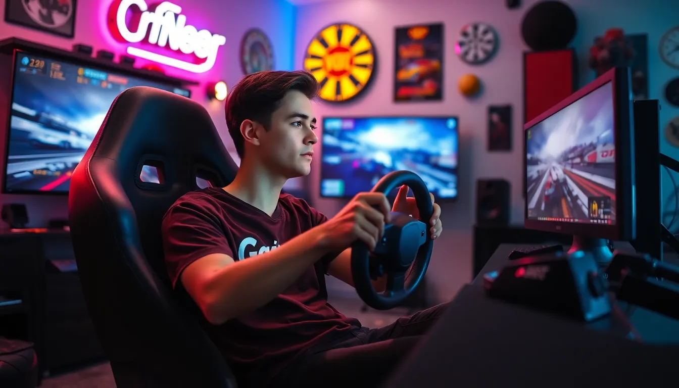 racing simulator chair